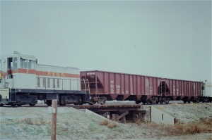 After setting out the Frisco box, this was the train to the quarry.  There were a number of loads already waiting at the quarry.
